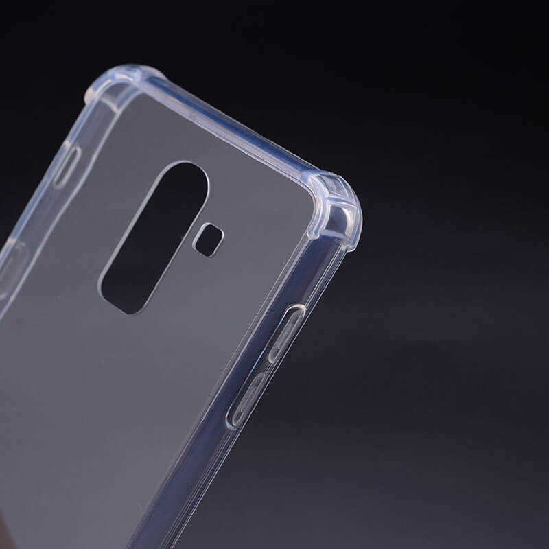 Galaxy J6 Plus Kılıf Zore Nitro Anti Shock Silikon Renksiz