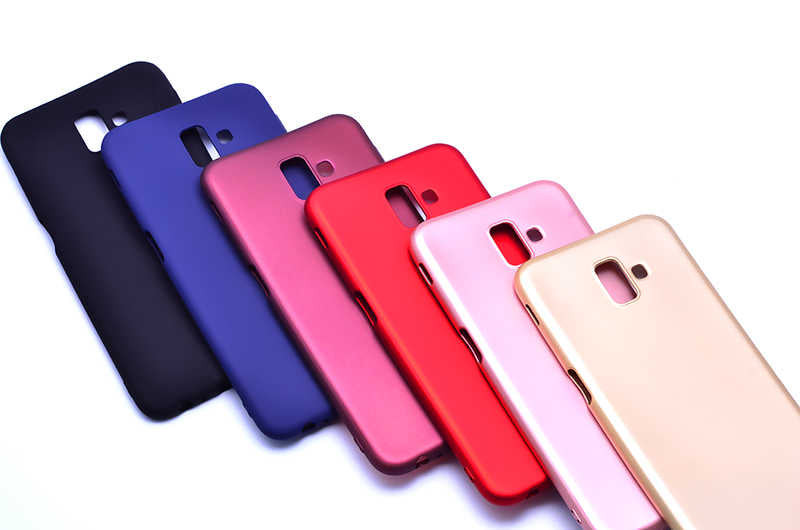 Galaxy J6 Plus Kılıf Zore Premier Silikon Kapak Lacivert
