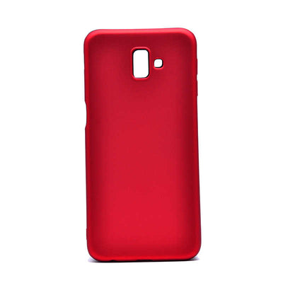 Galaxy J6 Plus Kılıf Zore Premier Silikon Kapak Kırmızı