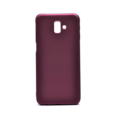 Galaxy J6 Plus Kılıf Zore Premier Silikon Kapak Mürdüm
