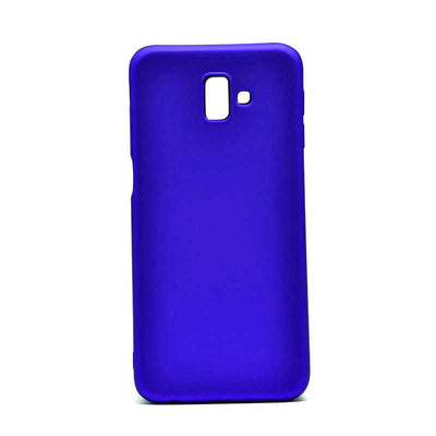 Galaxy J6 Plus Kılıf Zore Premier Silikon Kapak Saks Mavi