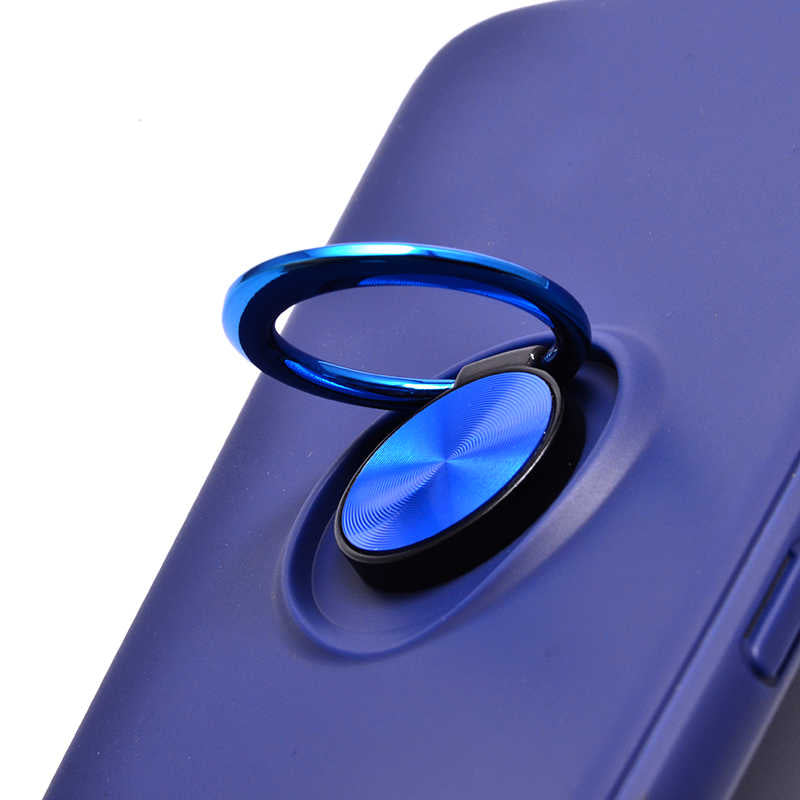 Galaxy J6 Plus Kılıf Zore Ravel Silikon Kapak Mavi