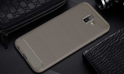 Galaxy J6 Plus Kılıf Zore Room Silikon Kapak Gri
