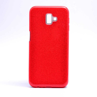 Galaxy J6 Plus Kılıf Zore Shining Silikon Kırmızı