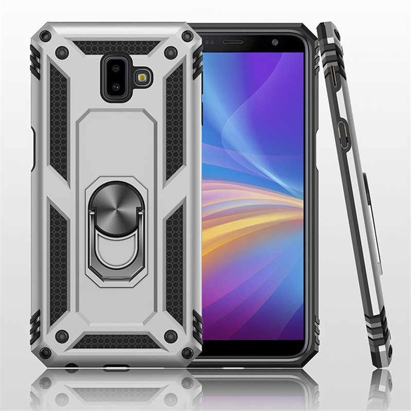 Galaxy J6 Plus Kılıf Zore Vega Kapak Gri