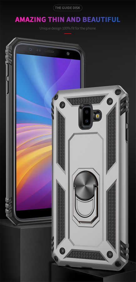 Galaxy J6 Plus Kılıf Zore Vega Kapak Siyah