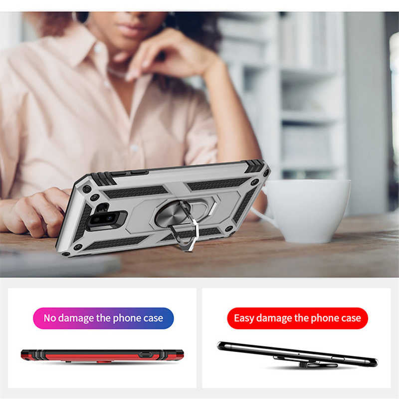 Galaxy J6 Plus Kılıf Zore Vega Kapak Mavi