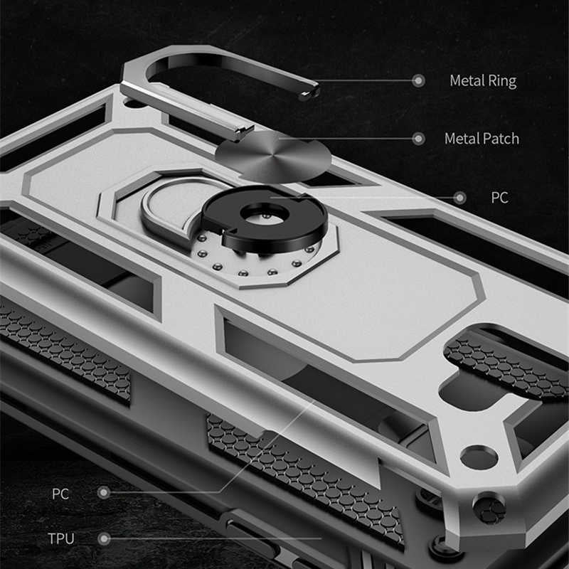 Galaxy J6 Plus Kılıf Zore Vega Kapak Gri