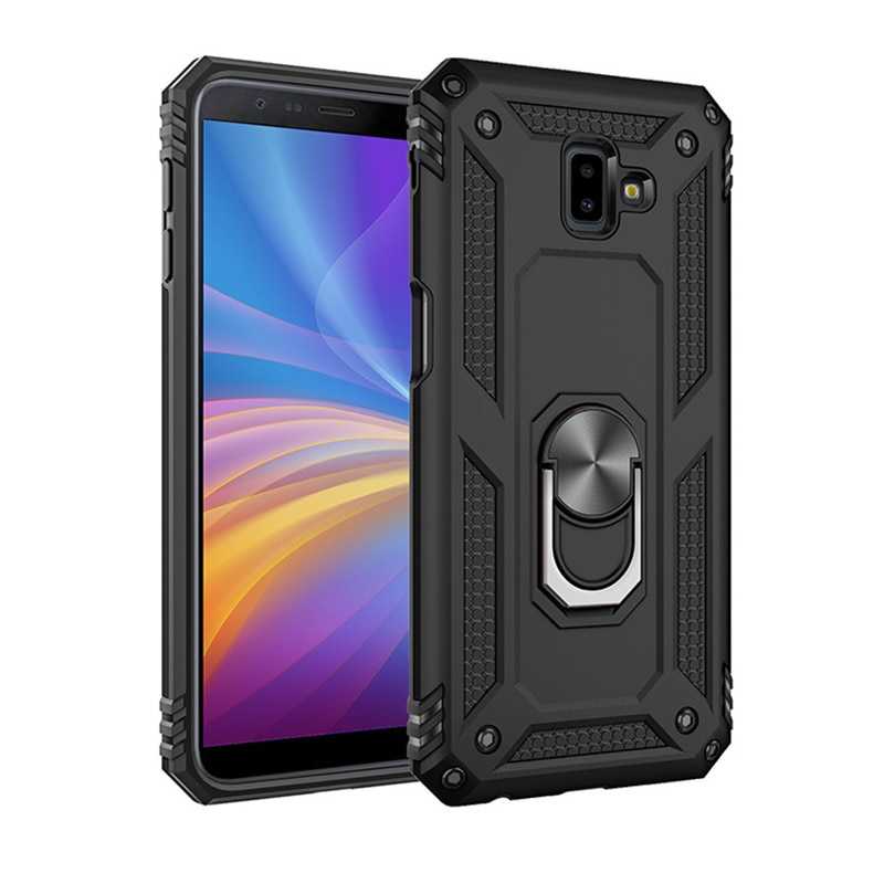 Galaxy J6 Plus Kılıf Zore Vega Kapak Siyah