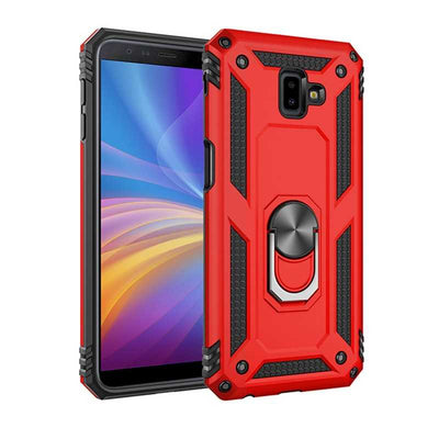 Galaxy J6 Plus Kılıf Zore Vega Kapak Kırmızı