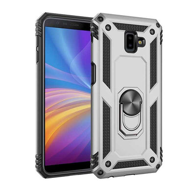 Galaxy J6 Plus Kılıf Zore Vega Kapak Gri