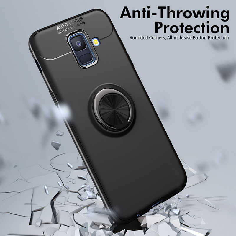 Galaxy J6 Kılıf Zore Ravel Silikon Kapak Mavi