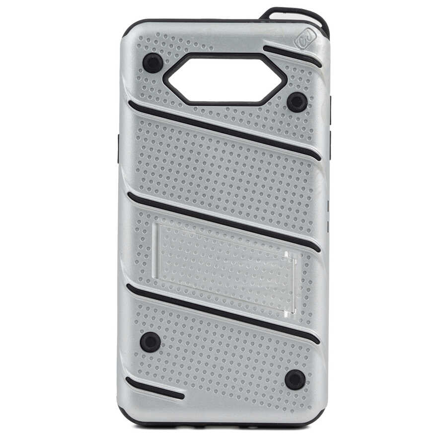 Galaxy J7 2016 Kılıf Zore İron Kapak Gri