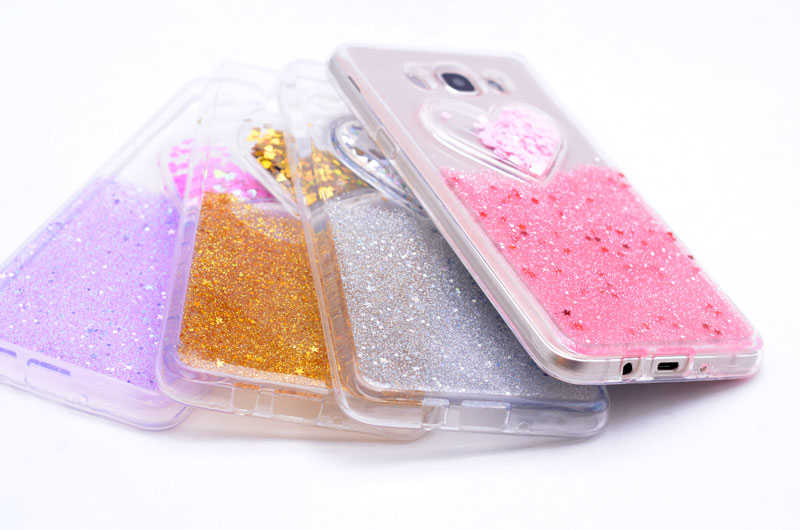 Galaxy J7 2016 Kılıf Zore Kalpli Silikon Gri