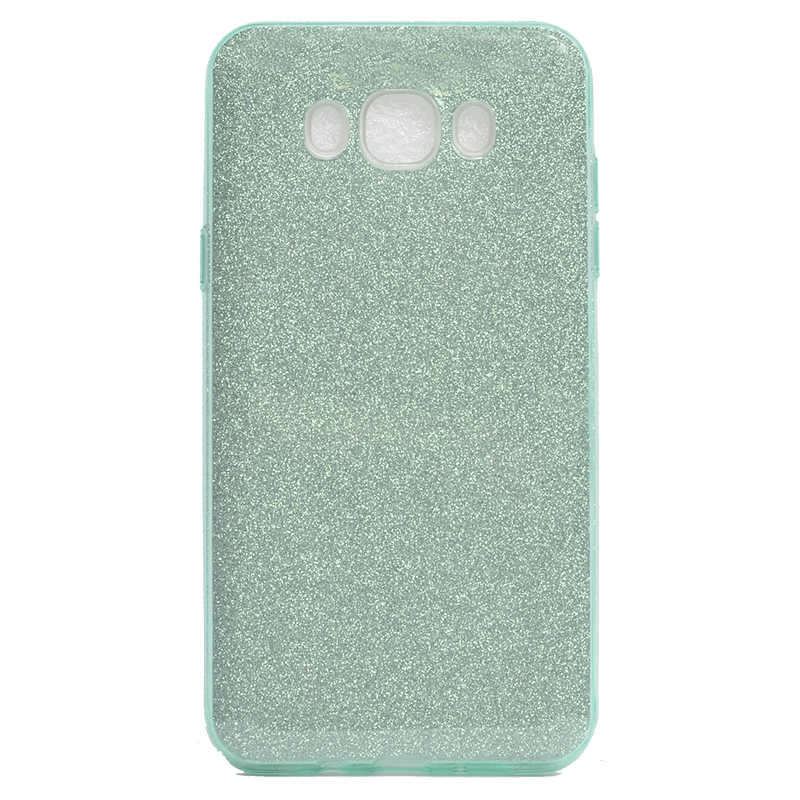 Galaxy J7 2016 Kılıf Zore Shining Silikon Yeşil