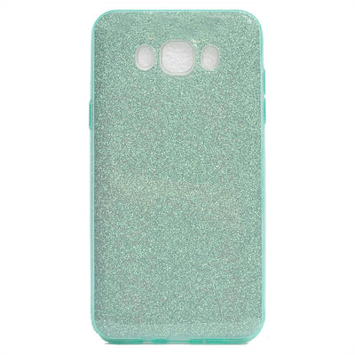 Galaxy J7 2016 Kılıf Zore Shining Silikon Yeşil