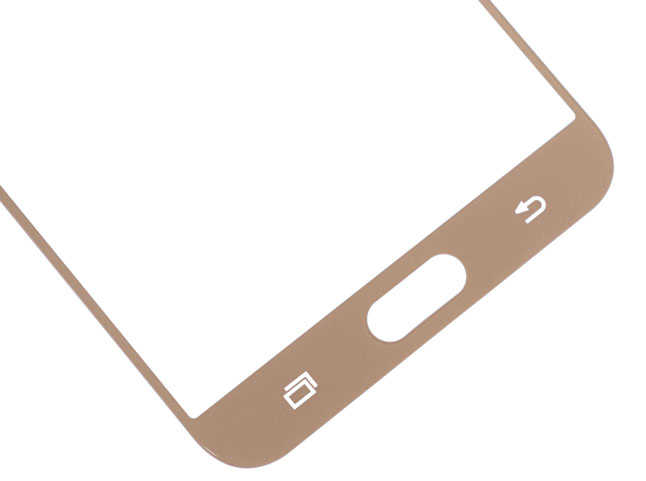 Galaxy J7 Core Zore Ekranı Tam Kaplayan Düz Cam Koruyucu Gold