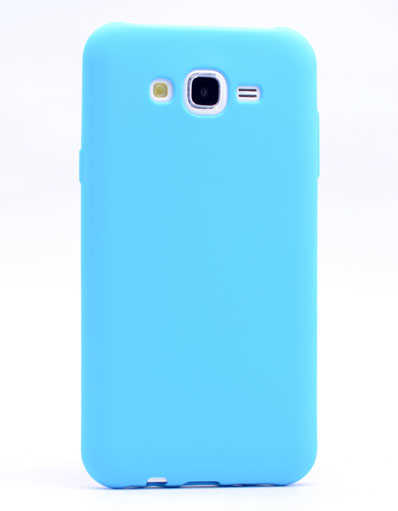 Galaxy J7 Core Kılıf Zore Premier Silikon Kapak Mavi