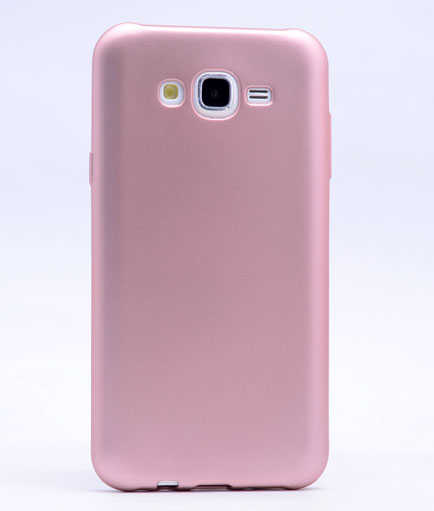 Galaxy J7 Core Kılıf Zore Premier Silikon Kapak Rose Gold