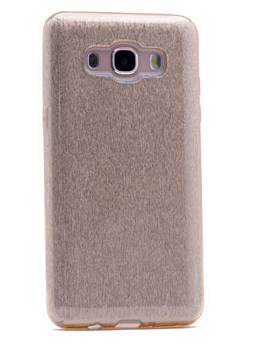 Galaxy J7 Core Kılıf Zore Shining Silikon Gold