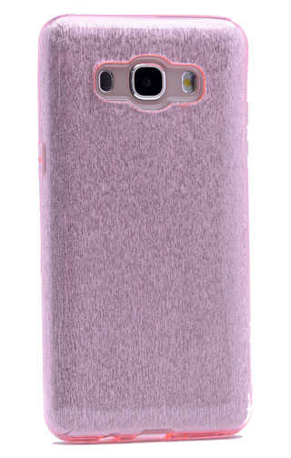 Galaxy J7 Core Kılıf Zore Shining Silikon Rose Gold