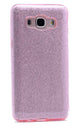 Galaxy J7 Core Kılıf Zore Shining Silikon Rose Gold