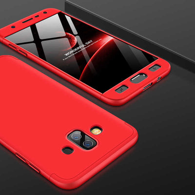 Galaxy J7 Duo Kılıf Zore Ays Kapak Kırmızı