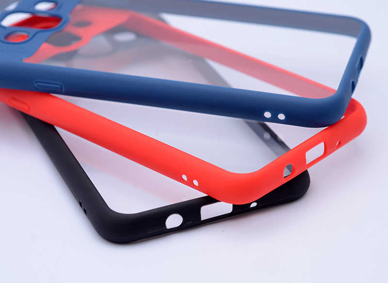 Galaxy J7 Duo Kılıf Zore Buttom Kapak Kırmızı