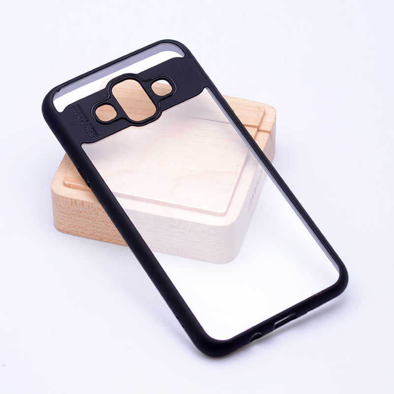 Galaxy J7 Duo Kılıf Zore Buttom Kapak Siyah