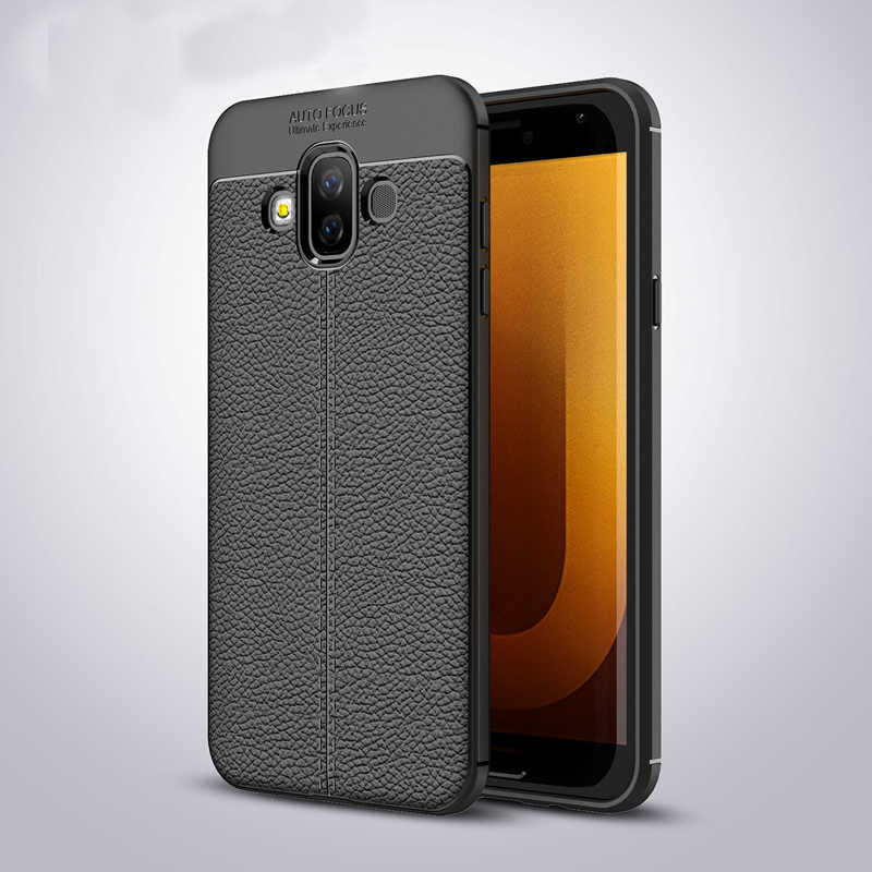 Galaxy J7 Duo Kılıf Zore Niss Silikon Kapak Siyah