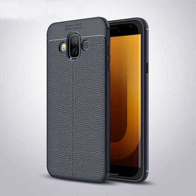 Galaxy J7 Duo Kılıf Zore Niss Silikon Kapak Lacivert