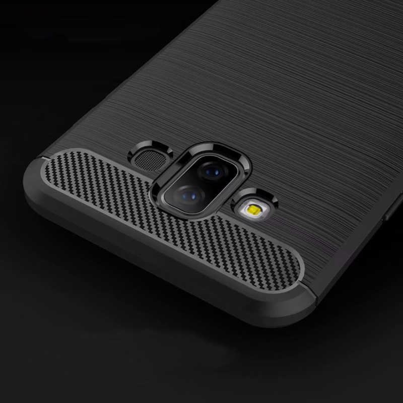 Galaxy J7 Duo Kılıf Zore Room Silikon Kapak Gri