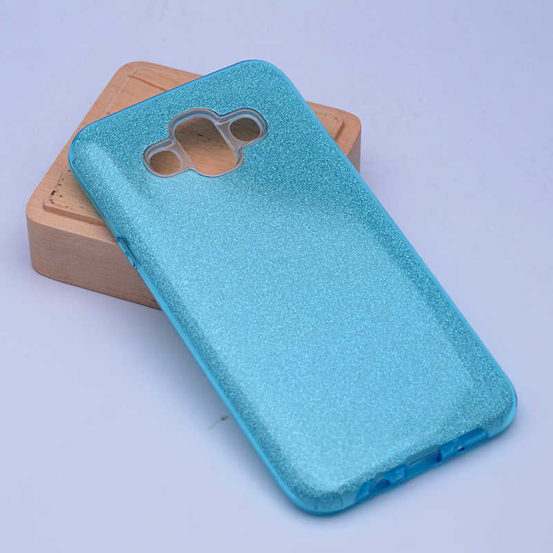 Galaxy J7 Duo Kılıf Zore Shining Silikon Gümüş