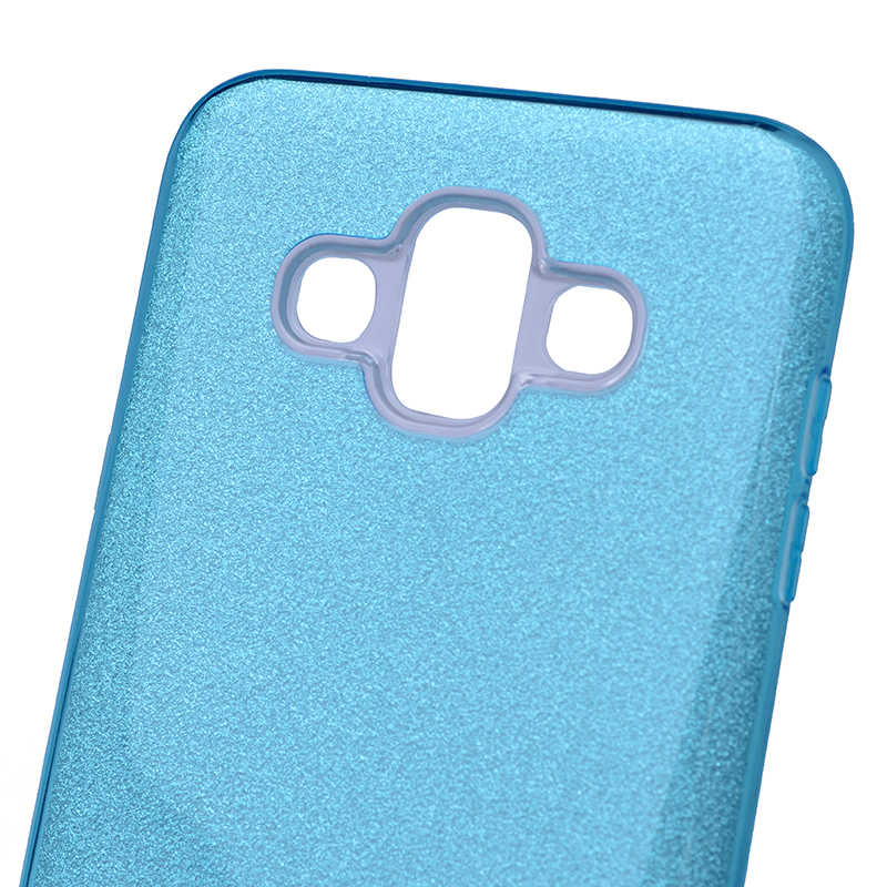 Galaxy J7 Duo Kılıf Zore Shining Silikon Gümüş