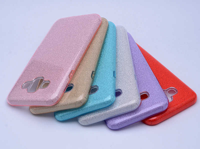 Galaxy J7 Duo Kılıf Zore Shining Silikon Gümüş