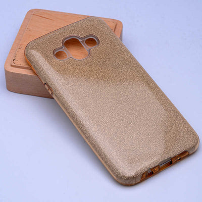 Galaxy J7 Duo Kılıf Zore Shining Silikon Gold