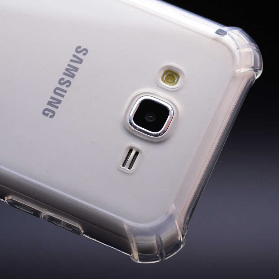 Galaxy J7 Kılıf Zore Nitro Anti Shock Silikon Renksiz
