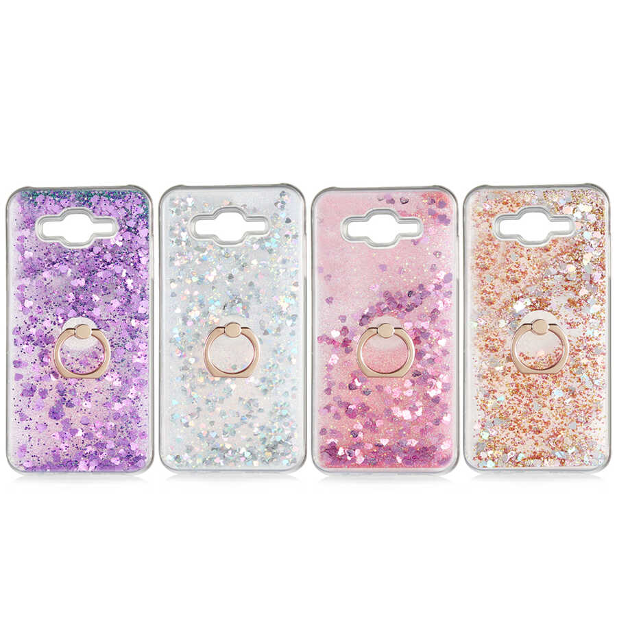 Galaxy J7 Kılıf Zore Milce Kapak Gold