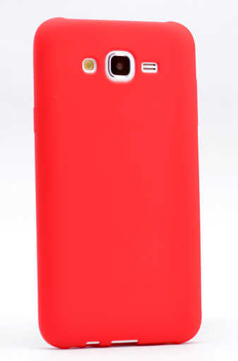 Galaxy J7 Kılıf Zore Premier Silikon Kapak Kırmızı