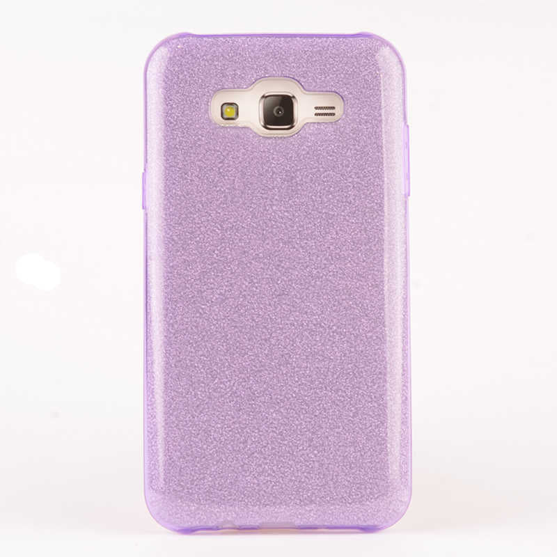 Galaxy J7 Kılıf Zore Shining Silikon Mavi