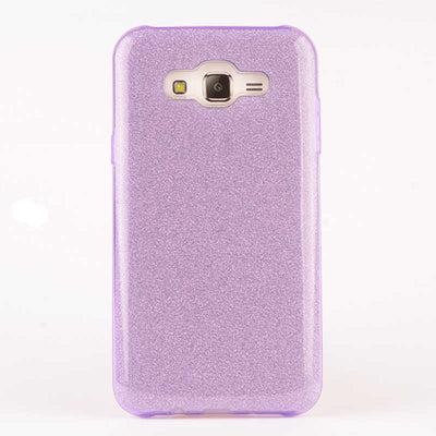 Galaxy J7 Kılıf Zore Shining Silikon Mavi