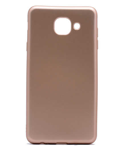 Galaxy J7 Max Kılıf Zore Premier Silikon Kapak Gold