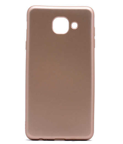 Galaxy J7 Max Kılıf Zore Premier Silikon Kapak Gold
