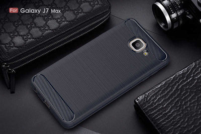 Galaxy J7 Max Kılıf Zore Room Silikon Kapak Lacivert