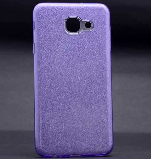 Galaxy J7 Max Kılıf Zore Shining Silikon Mor