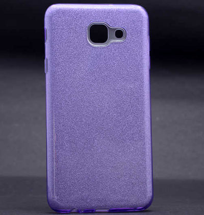 Galaxy J7 Max Kılıf Zore Shining Silikon Mor