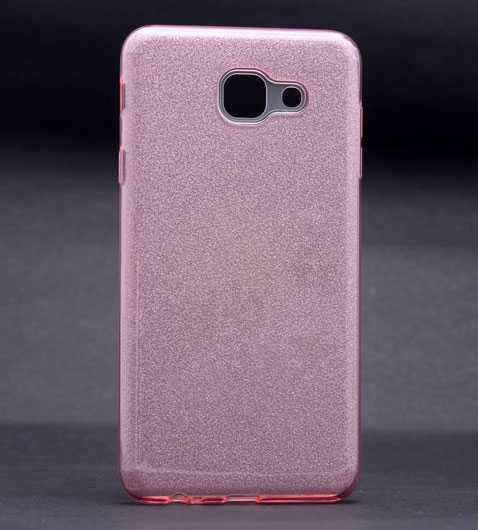 Galaxy J7 Max Kılıf Zore Shining Silikon Rose Gold