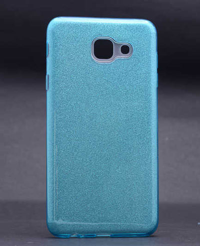 Galaxy J7 Max Kılıf Zore Shining Silikon Mavi