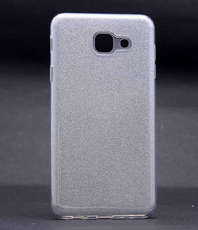 Galaxy J7 Max Kılıf Zore Shining Silikon Gümüş