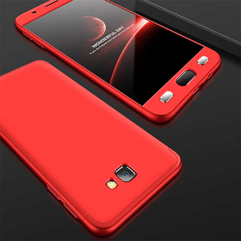 Galaxy J7 Prime Kılıf Zore Ays Kapak Kırmızı